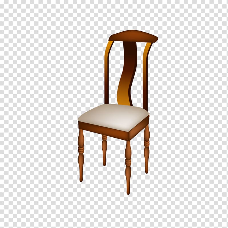 Chair Table Furniture, Retro chair transparent background PNG clipart