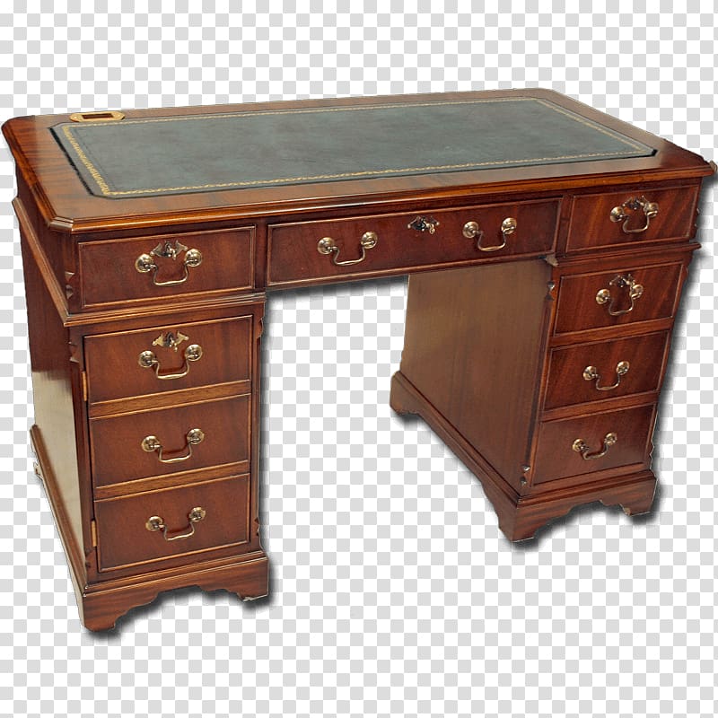 Computer desk Pedestal desk Partners desk, four corner table transparent background PNG clipart