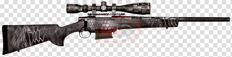 Howa M1500 .308 Winchester Firearm Bolt action, sniper rifle transparent background PNG clipart
