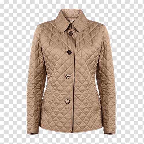 Jacket Beige, Light khaki lady diamond quilted jacket transparent background PNG clipart
