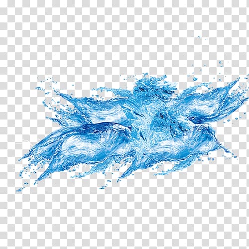 Light Drop Blue Water, Blue water transparent background PNG clipart