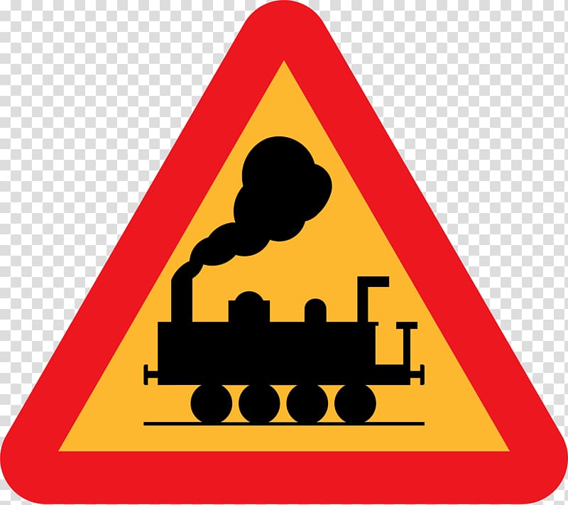 Rail transport Traffic sign Level crossing Train , train transparent background PNG clipart