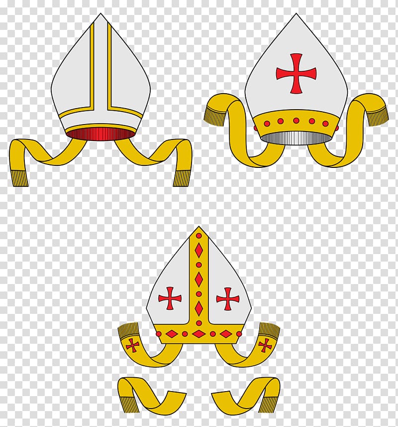 Heraldry Mitre , creative drawing transparent background PNG clipart