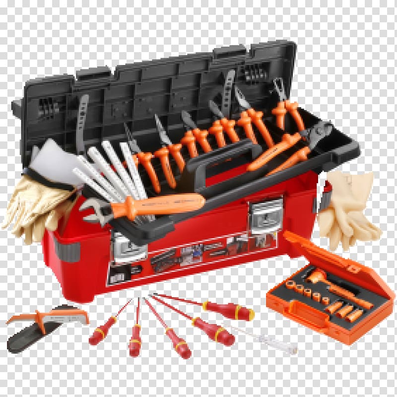 Hand tool Electrician Tool Boxes Electricity, box transparent background PNG clipart