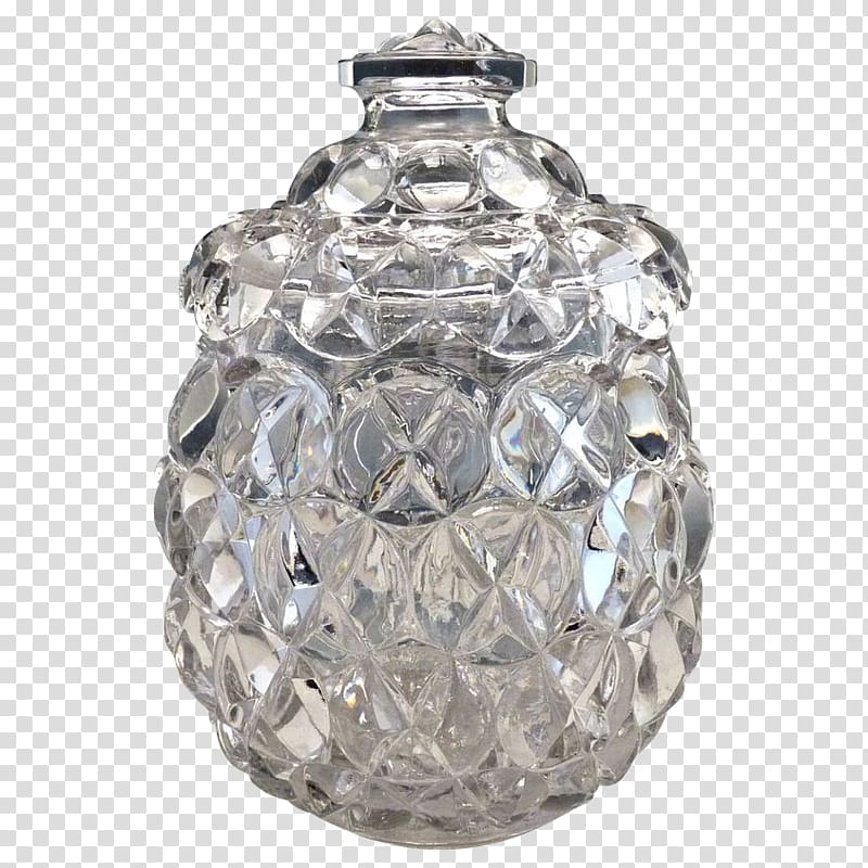 Lead glass Crystal Jar Vase, glass jars prototype transparent background PNG clipart