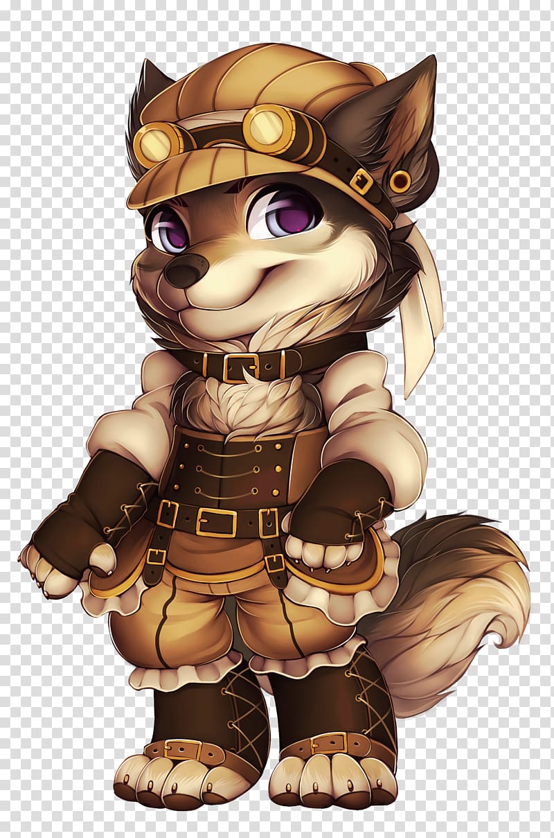 Steampunk Costume Wiki, cartoon wolf transparent background PNG clipart