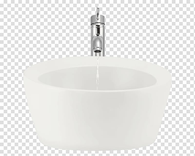 Bowl sink Ceramic Tap kitchen sink, bisque transparent background PNG clipart