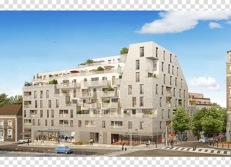 EMERIGE, Siège social Apartment Avenue Jean Jaurès Building Rue Jean Baptiste Clément, apartment transparent background PNG clipart