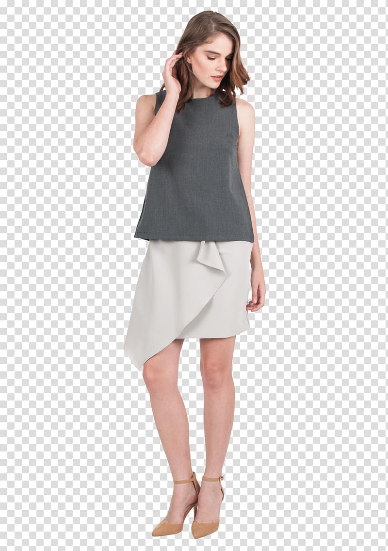 T-shirt Shoulder Sleeveless shirt Dress, Pencil Skirt transparent background PNG clipart