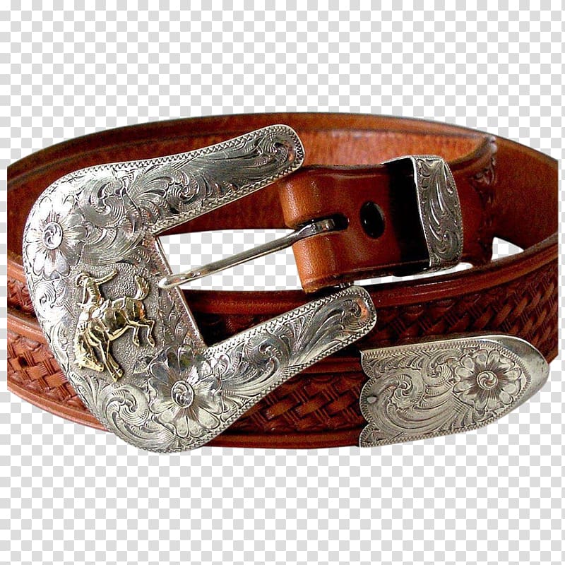 Belt Buckles Silver Bronco, belt transparent background PNG clipart