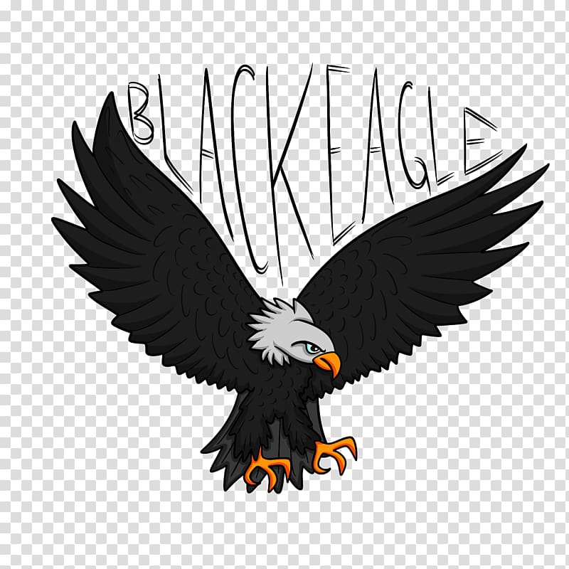Bald eagle Minecraft European Union Logo, black eagle transparent background PNG clipart