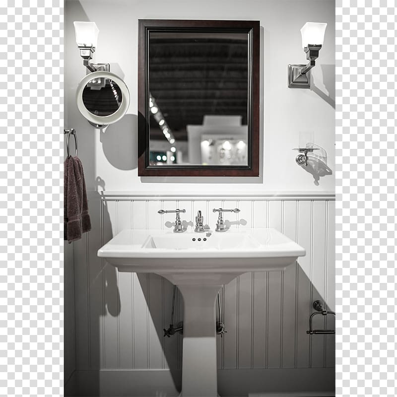 Sink Bathroom cabinet Kohler Co. Shower, Bathroom top transparent background PNG clipart