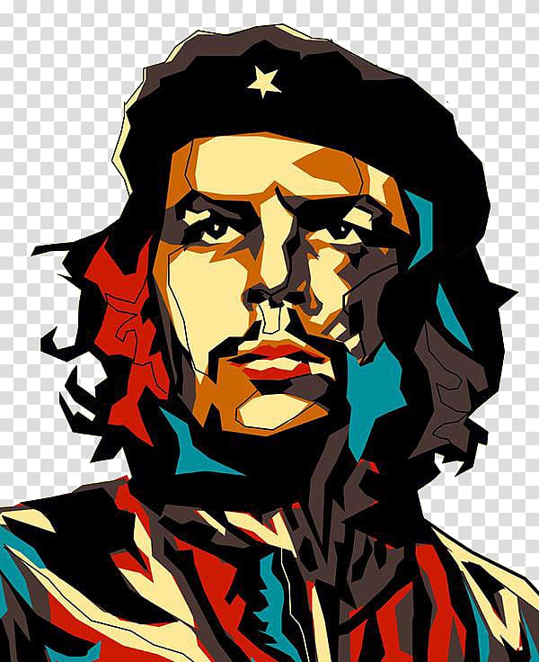 Che Guevara , Che Guevara Cuban Revolution Sony Xperia Z3 Comrade in America, Color stitching the head of the military transparent background PNG clipart
