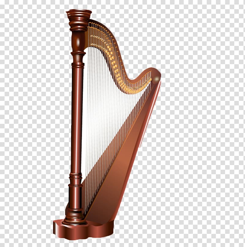 harp transparent background PNG clipart