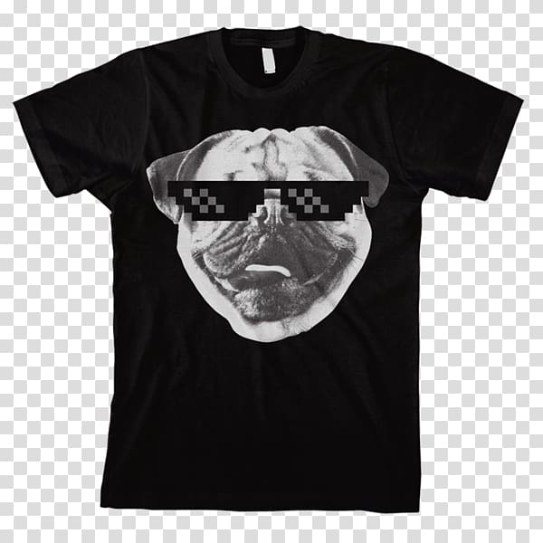 T-shirt Clothing Sleeve Hoodie, doug pug mug transparent background PNG clipart