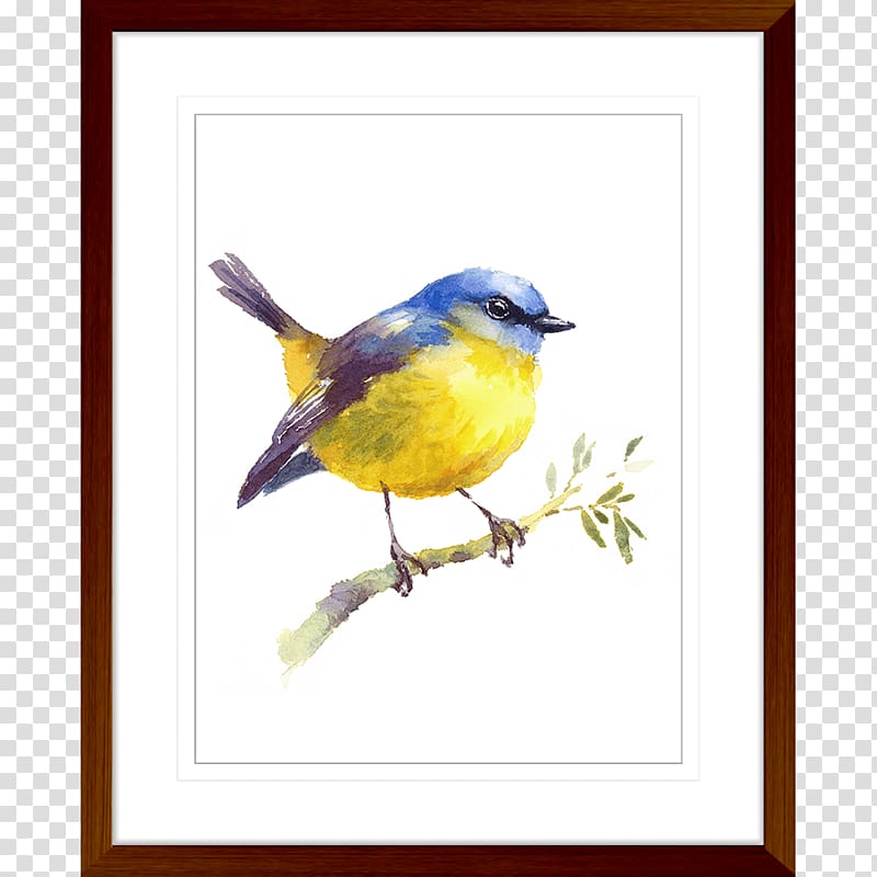 Art Watercolor painting Bird Oil painting, Bird transparent background PNG clipart
