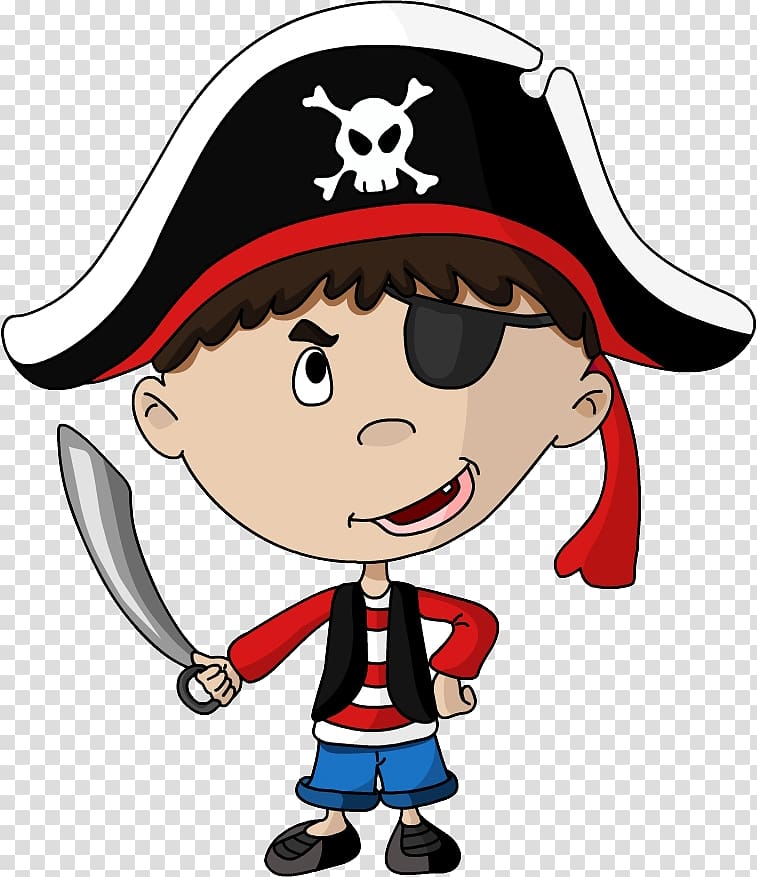 Piracy Child Captain Hook Cartoon Jack Sparrow, child transparent background PNG clipart