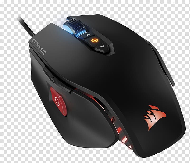Computer mouse Corsair Gaming M65 Pro RGB Dots per inch Corsair Components Backlight, Computer Mouse transparent background PNG clipart