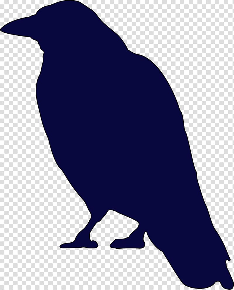 American crow Silhouette, Crow logo transparent background PNG clipart