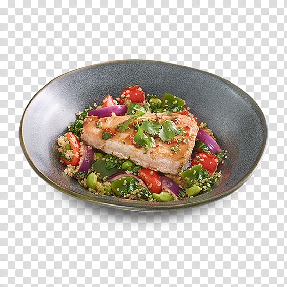 Pad thai Teppanyaki Fish steak Salad Wagamama, salad transparent background PNG clipart