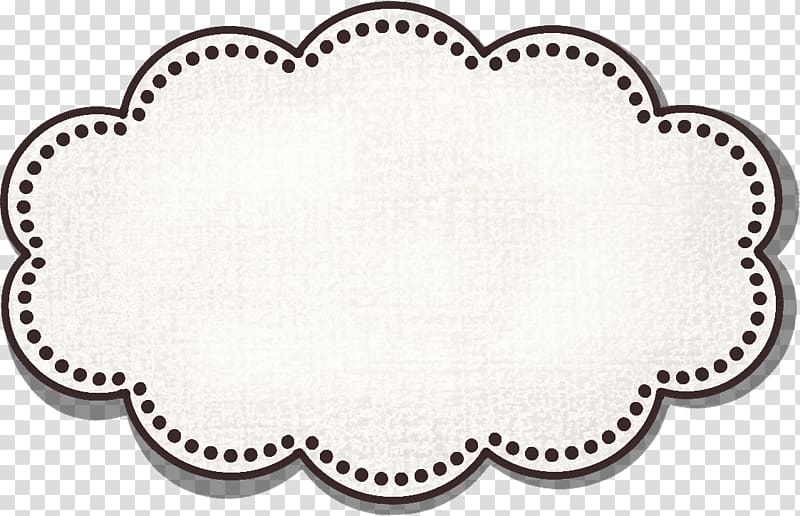 free form text box clouds matting transparent background PNG clipart