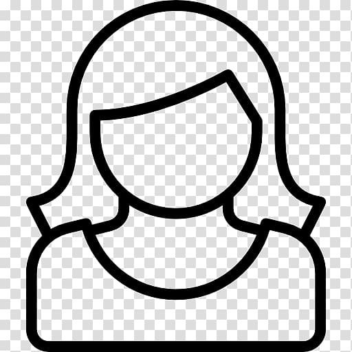 Computer Icons Woman, long hair transparent background PNG clipart