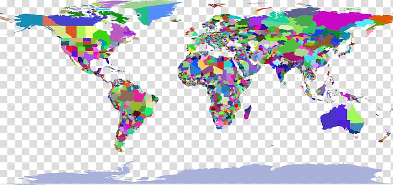 World map Globe Lambert cylindrical equal-area projection, world map transparent background PNG clipart