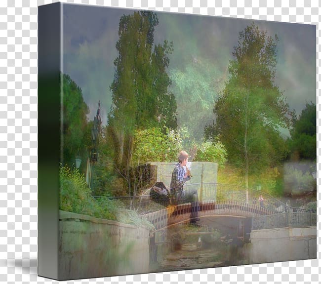 Painting Landscape Nature Frames Water feature, Flute player transparent background PNG clipart