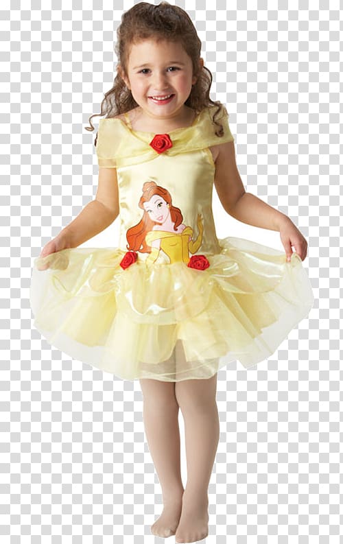 Belle Beauty and the Beast Costume party Clothing, ballerina outfit transparent background PNG clipart