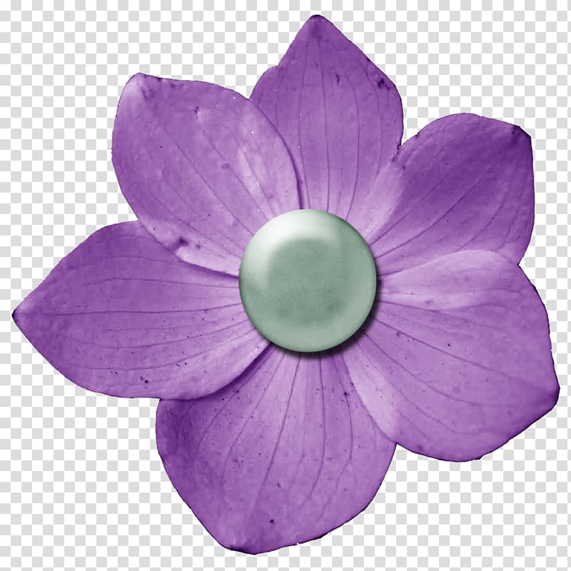 Flower Digital scrapbooking Purple, Dark Purple Flower transparent background PNG clipart