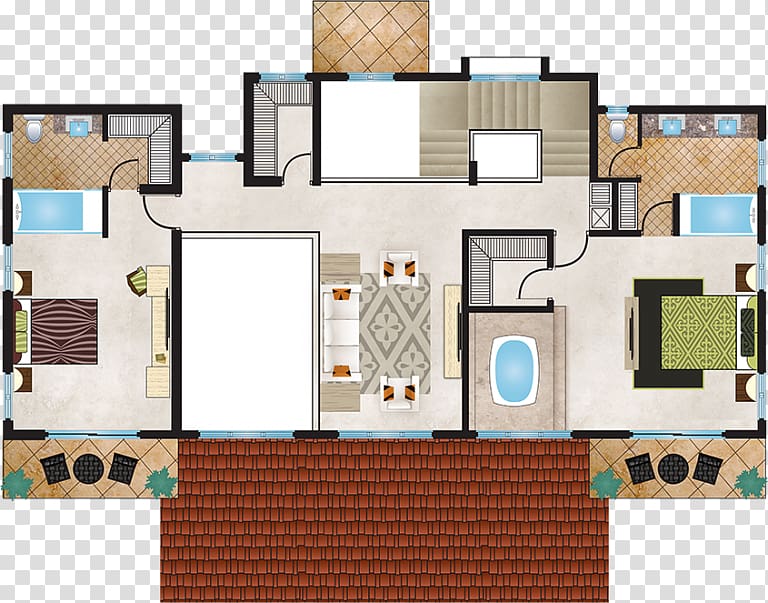 Villa Architecture Luxury Floor plan, others transparent background PNG clipart