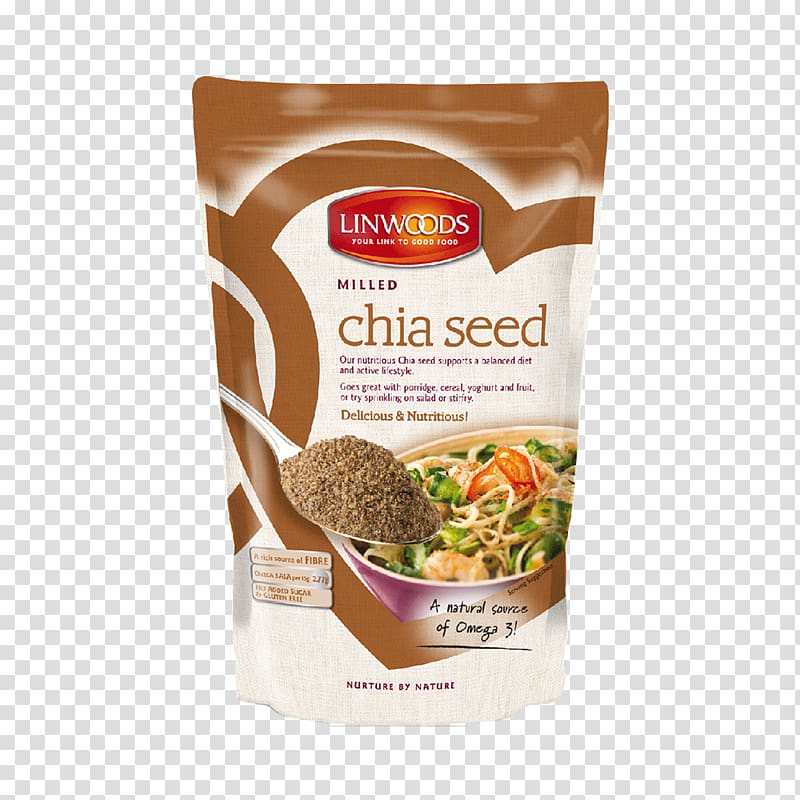 Organic food Chia seed Linseed oil Flax Acid gras omega-3, chia seeds transparent background PNG clipart