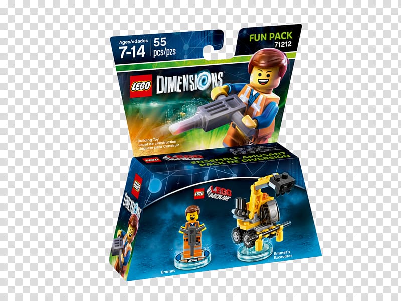 Lego Dimensions Emmet The Lego Movie Lego minifigure, the lego movie transparent background PNG clipart