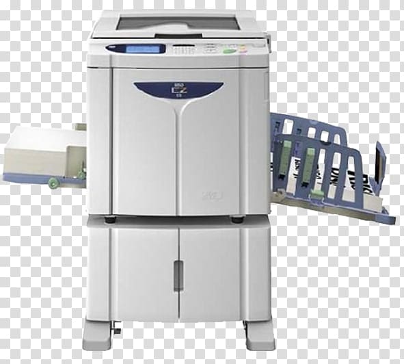 Digital duplicator Paper Risograph Printing Riso Kagaku Corporation, printer transparent background PNG clipart