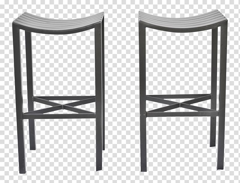 Bar stool Table Chair Furniture Wrought iron, iron stool transparent background PNG clipart