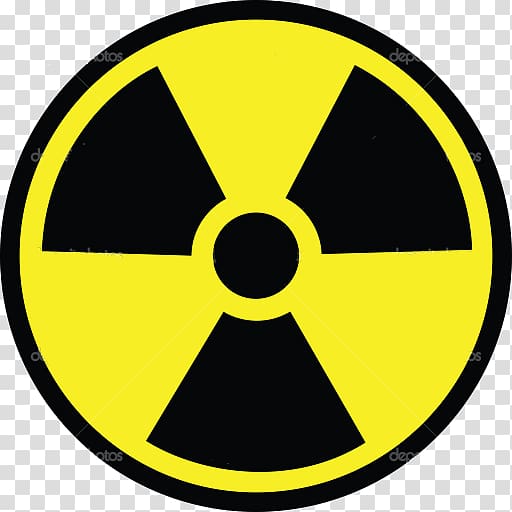 Radioactive decay Radiation Hazard symbol, symbol transparent background PNG clipart