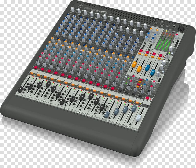 Audio Mixers Microphone Behringer Xenyx Xl1600 BEHRINGER XENYX XL2400(海外取寄せ品), audio eq mixer transparent background PNG clipart