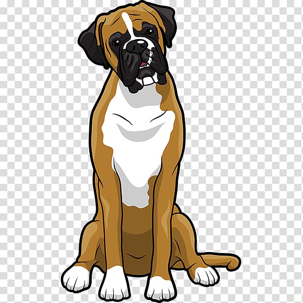 Boxer Puppy Dog breed Companion dog , puppy transparent background PNG clipart