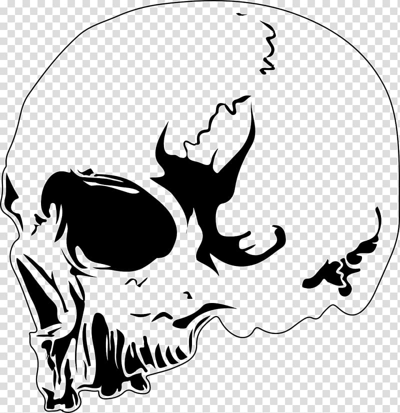 Art Drawing Skull, arm tattoo transparent background PNG clipart
