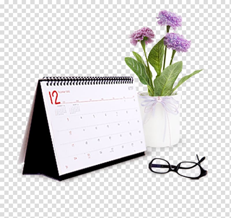 white flip calendar and purple petaled flower, Company Association of Chartered Certified Accountants Audit, Calendar transparent background PNG clipart