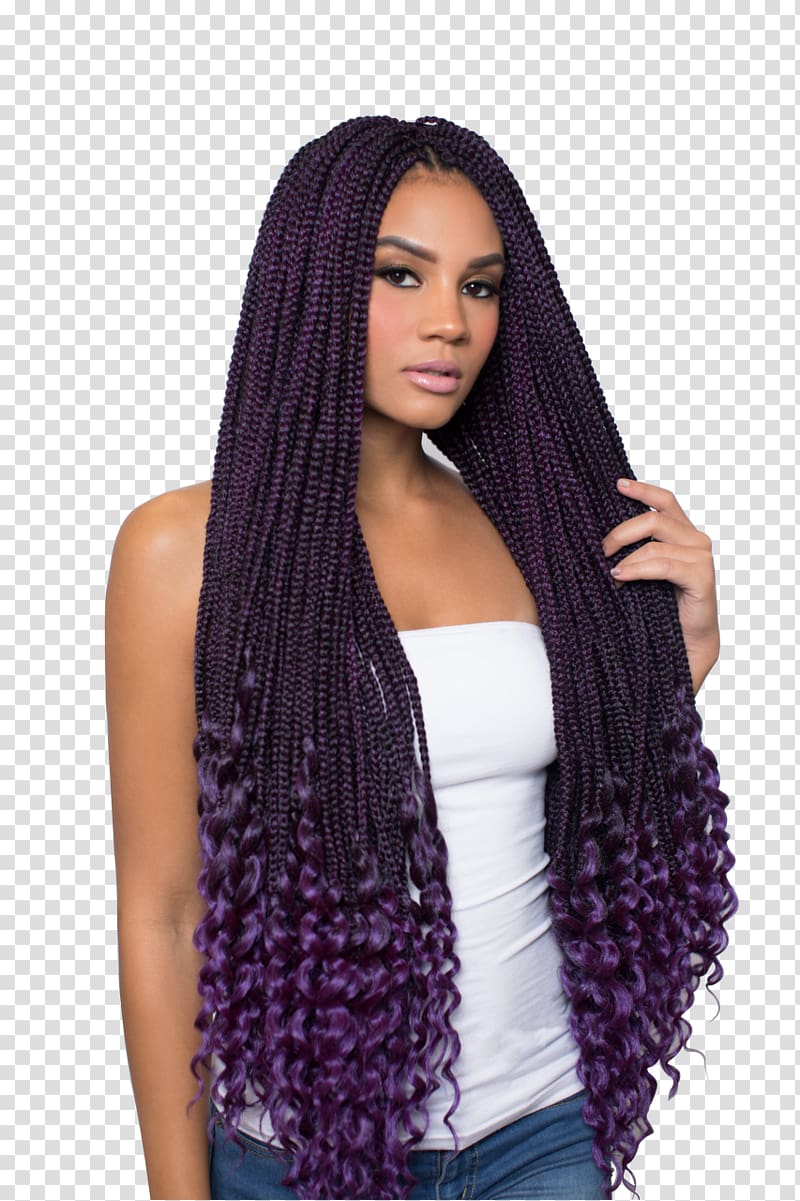 Box braids Artificial hair integrations Crochet braids, hair transparent background PNG clipart