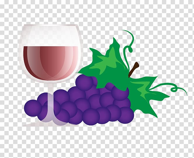 Grape Vegetable Tomato, Gourmet Red Wine Cartoon transparent background PNG clipart