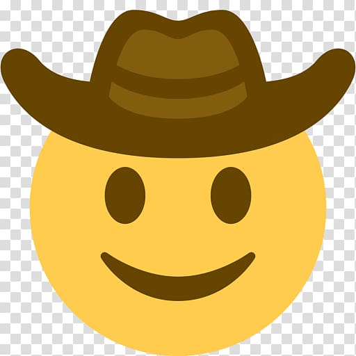 Emojipedia Social media English Unicode, cowboy face transparent background PNG clipart