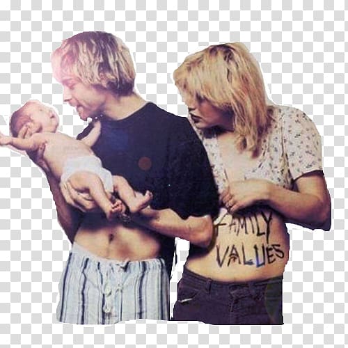 Kurt Cobain & Courtney Love : in their own words Suicide of Kurt Cobain Nirvana Grunge Music, Old Age couple transparent background PNG clipart