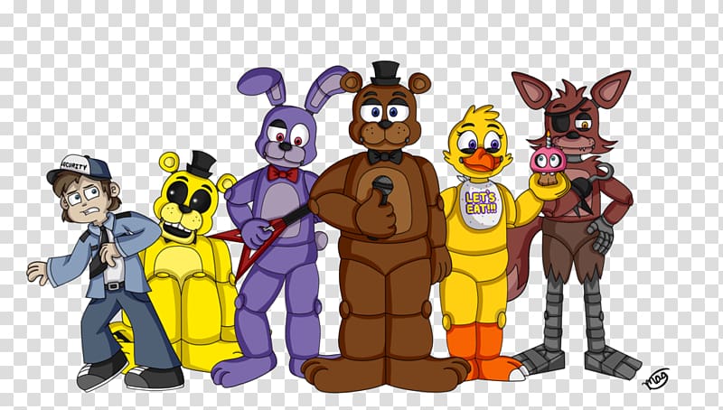 Five Nights at Freddy's: Sister Location Drawing Art, Gang transparent background PNG clipart