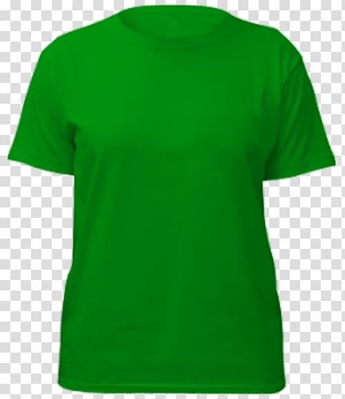 T-shirt Green Neck, Green short sleeved T-shirt transparent background PNG clipart