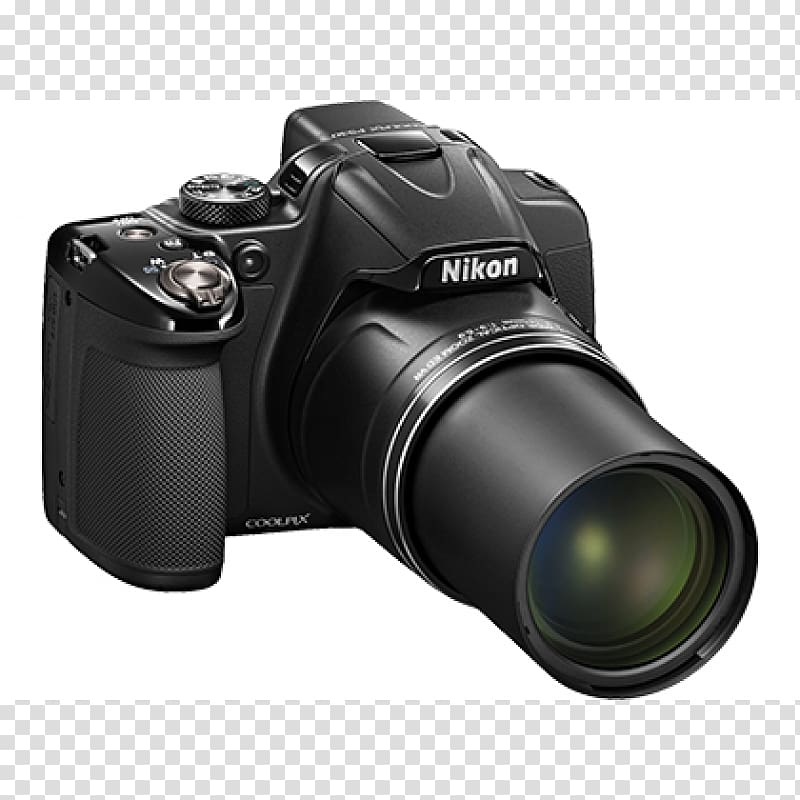 Nikon Coolpix P900 Nikon Coolpix P610 Nikon Coolpix P600 Nikon Coolpix P530 16.1 MP Compact Digital Camera, 1080p, Black, nikon\'s coolpix p900 transparent background PNG clipart