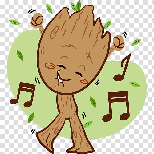 Baby Groot Sticker Decal Adhesive tape, Facebook stickers transparent background PNG clipart