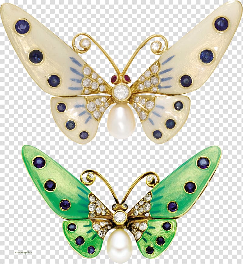 Brooch Butterflies and moths IFolder , Papilio Palamedes transparent background PNG clipart