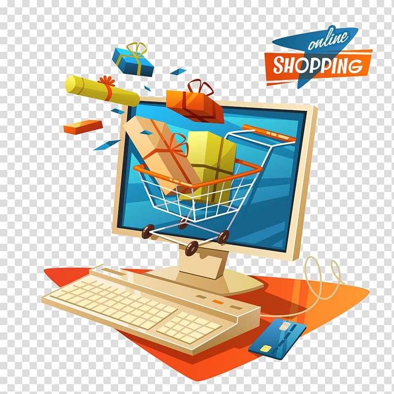 Elements, Hong Kong Online shopping, Cartoon computer transparent background PNG clipart